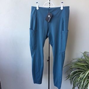 SP3LOPS Teal Yoga Leggings size Large NWTs